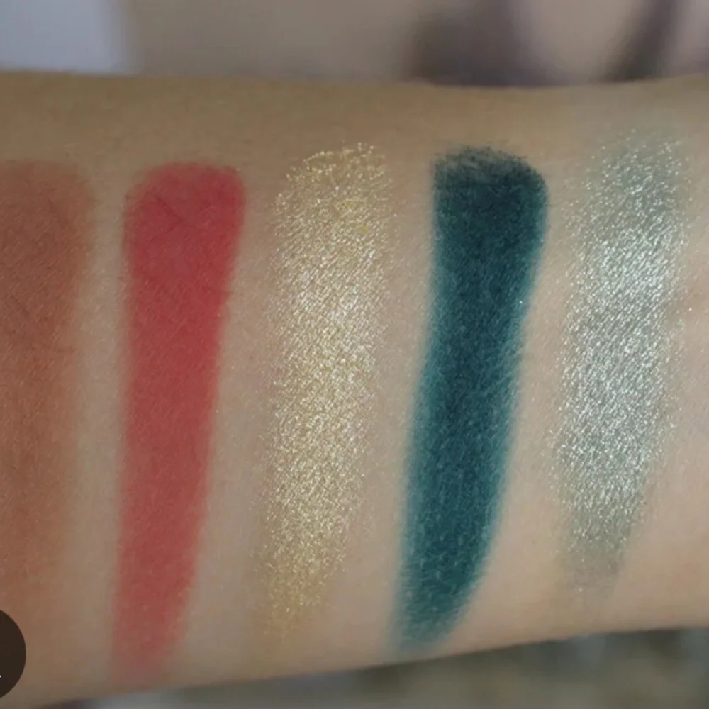 Natasha Denona Jubilee 5 Eyeshadow Palette Vintage Taupe Enigma Intense Mint